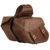 Leather Saddle Bag Brown